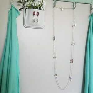 Silpada necklace and earrings